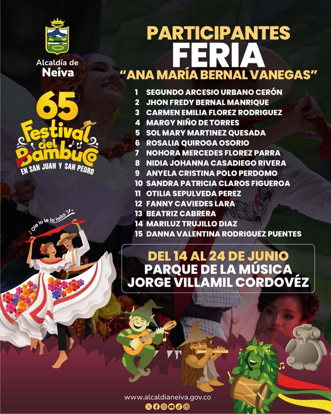 PARTICIPANTES FERIA "ANA MARÍA BERNAL VANEGAS"