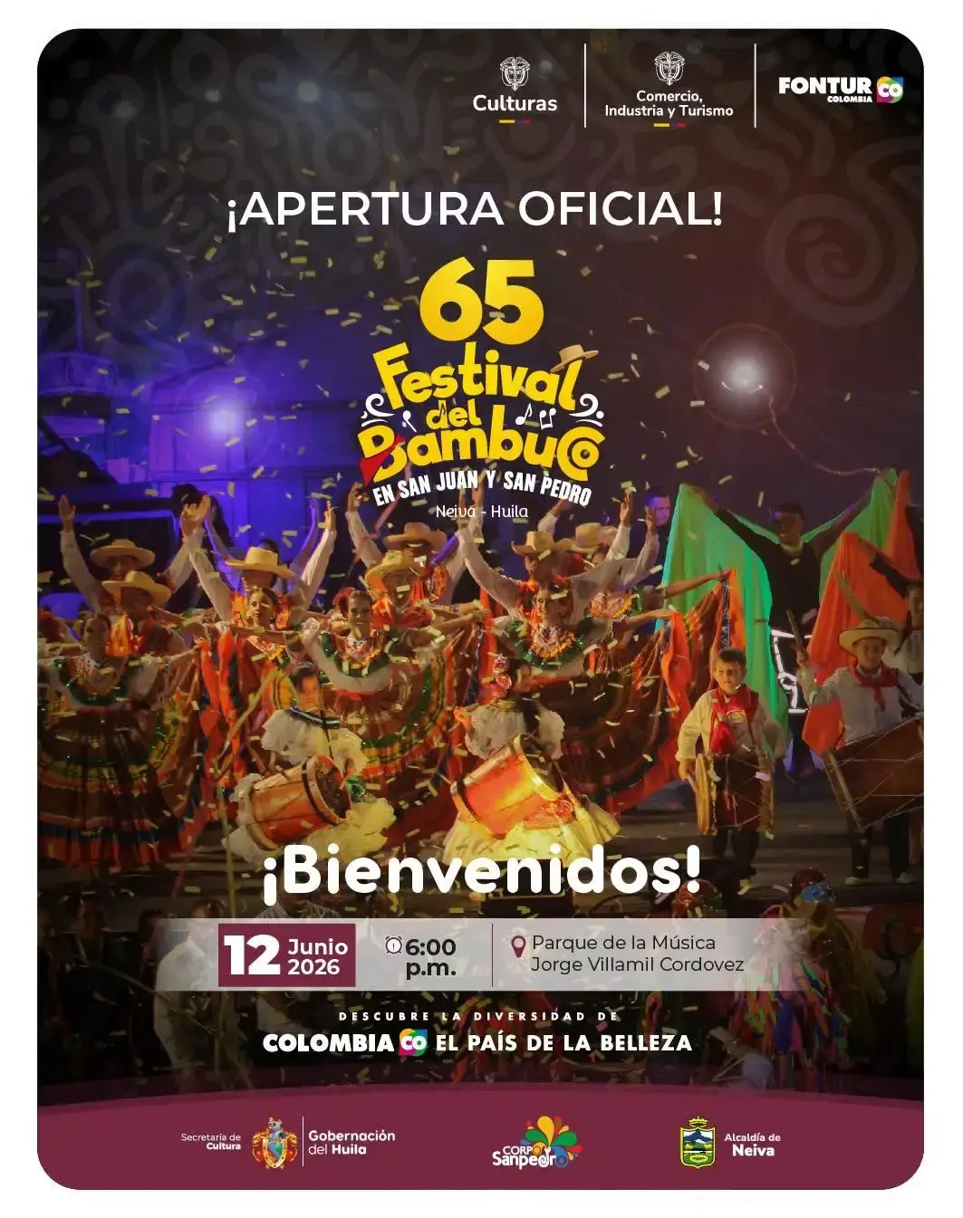 ¡Mañana comienza la gran fiesta de los huilenses!
