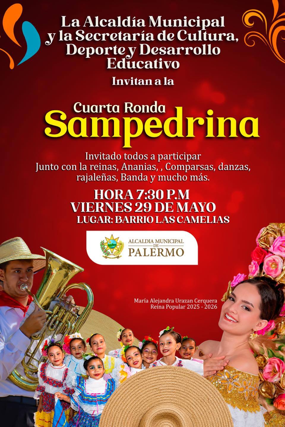 🎉✨ ¡La fiesta sampedrina continúa en Palermo! 💃🌺