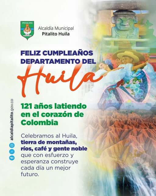 ¡Feliz cumpleaños, Huila!